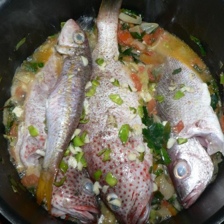 Blaff de poissons (court-bouillon)