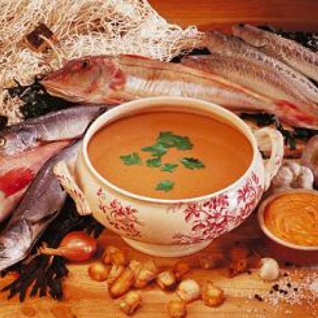 Soupe de poissons à la sauce piquante