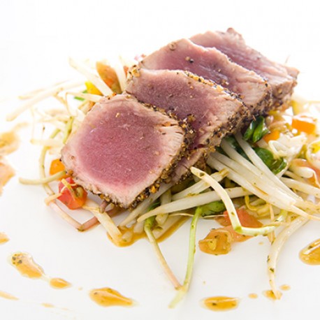 Tataki de thon aux Épices à Steak