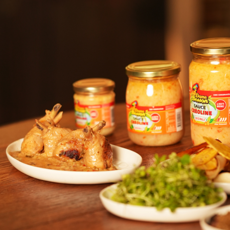 Fricassée de poulet à la sauce créoline Fricassée de poulet à la sauce créoline