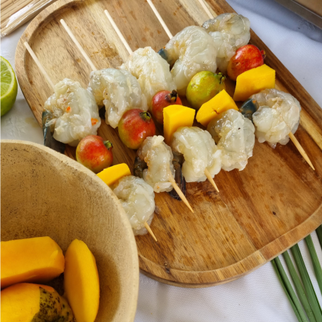 Ouassous flambés à la sauce des boucaniers au gingembre Ouassous flambés à la sauce des boucaniers au gingembre