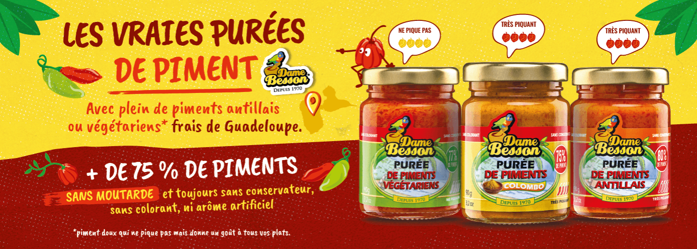 Les vraies purées de piment